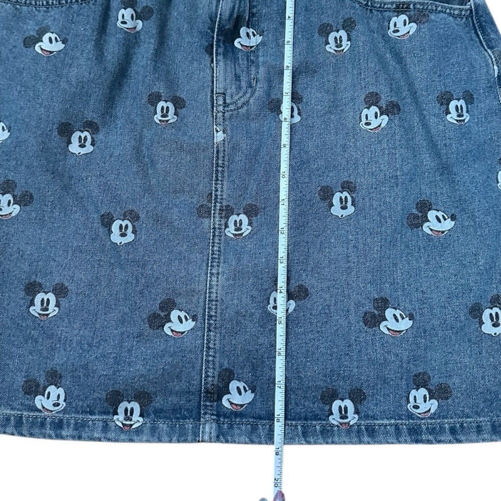Disney Store Mickey Mouse Denim Skirt For Adults XL B - Picture 5 of 6